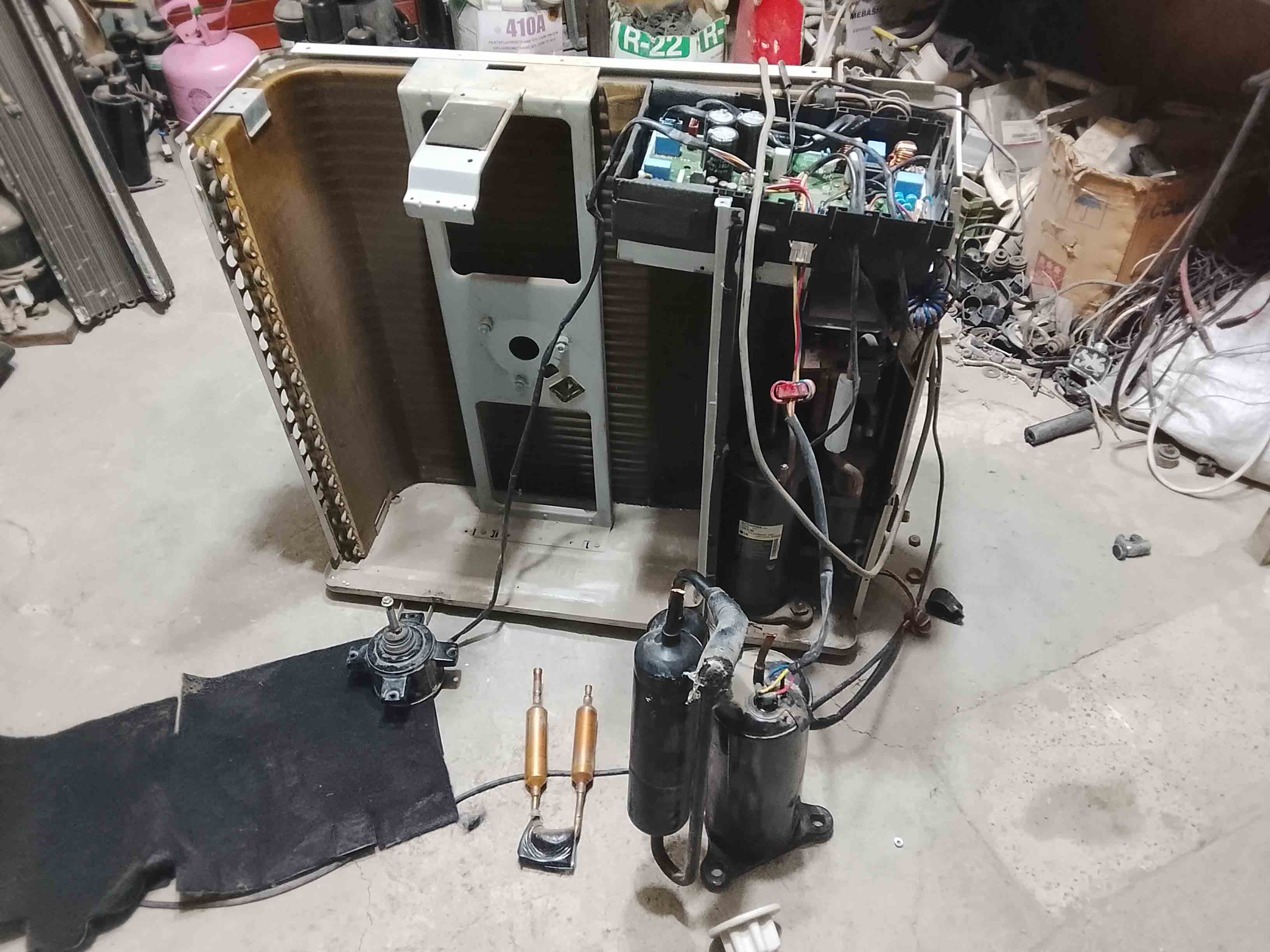 changing AC compressor