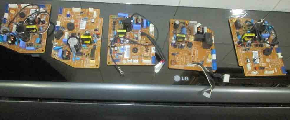 invertor andtypical board of aroconditioner