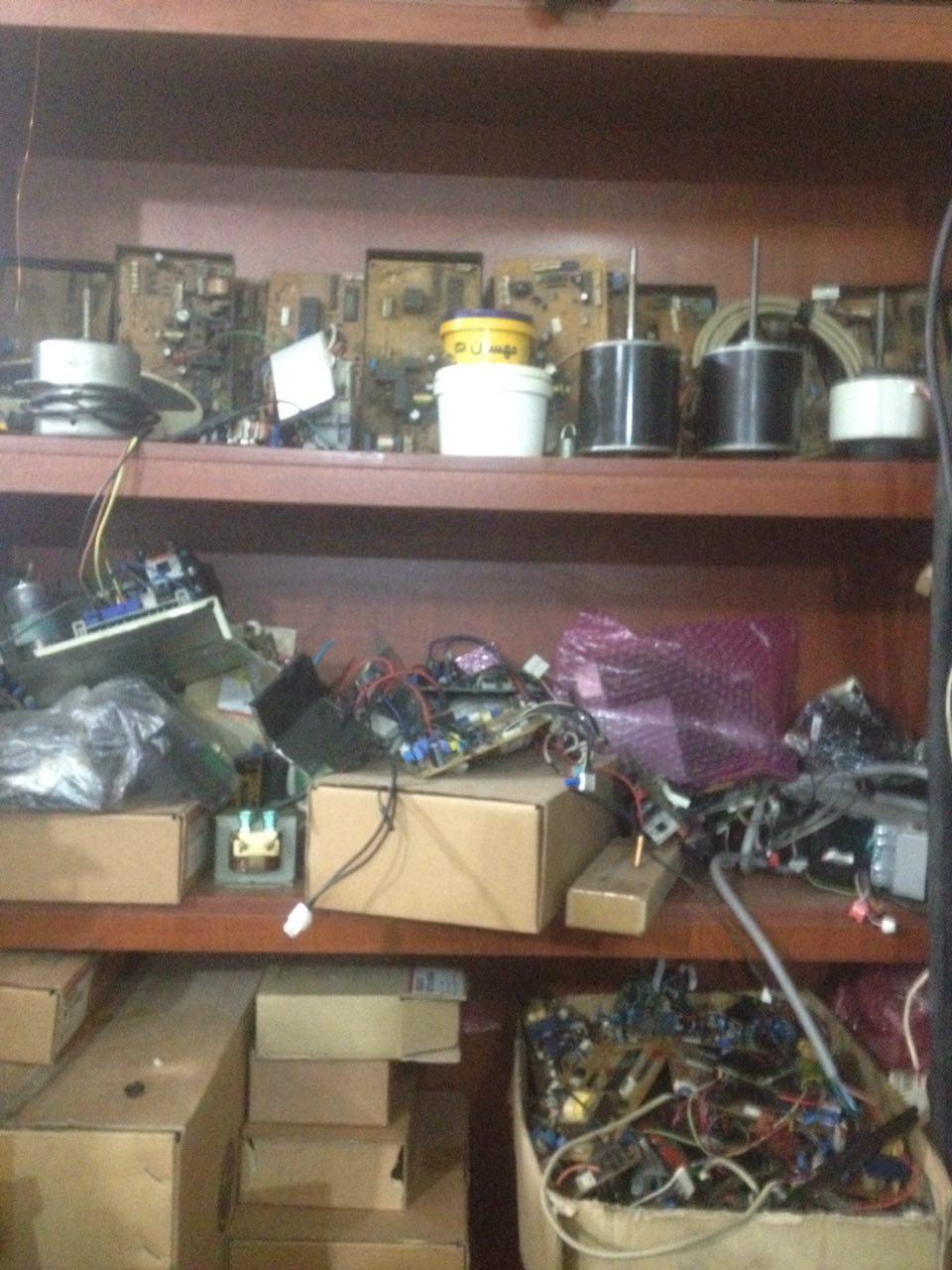 کلیه قطعات کولرگازی